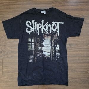 Hanes Black Slipknot Graphic Tee